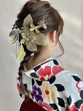 オブジェ(OBJET) 卒業式、袴ヘアセット