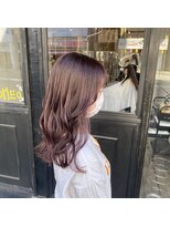 イオエ 岡本(ioe)&nbsp;イメチェン/フルバング/似合わせ/レッドブラウン/デジタルパーマ