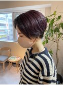 【Une】ハンサムショート×デザインカラー