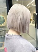 ミルクティーベージュダブルカラーインナーカラーケアブリーチ