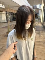 シュールドゥー(SUR DEUX) olivegreige ×  yellow