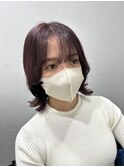 Second   × 外ハネスタイル