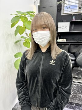 チュダック(ChuDuck) 韓国風《ミルクティー》ハイトーン/ケアブリーチ/ダブルカラー