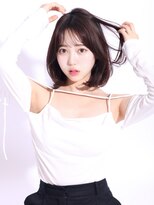 ベージュブラウンレイヤー_顔周りレイヤー_ナチュラルカラー