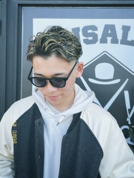 アンサロップ(UNSALOP)の写真/学割U24カット＋カラー6300円/【ICHIKA 限定】メッシュカラー 5000円