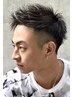 【初回/平日限定】メンズカット＋メッシュキャップハイライトカラー ￥11000