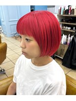 グラスペディア(graspedia)&nbsp;派手髪レッドカラー【広島派手髪】【広島ハイトーン】