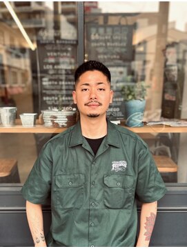 クフィア メンズヘアー カンポ 難波店(CUFFIA MEN'S HAIR CAMPO) クロップローフェードスペインカールダークアッシュマッシュ