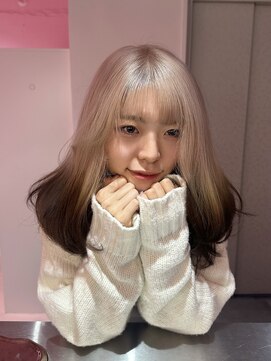 ダズリングディア(Dazzling Deer) ホワイトミルクティー/ホワイトグレージュ/デザインカラー