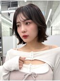 韓国ヘア くびれボブ  レイヤーボブ【肥田亜沙美】