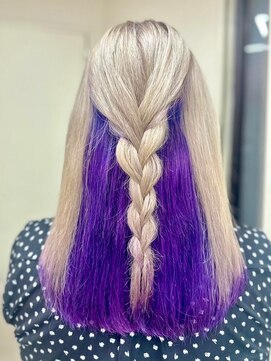 エターナルバイマティーナ(Eternal by MATINA) 【ホワイトブロンド×パープル】 池袋美容室