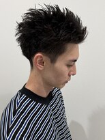 ヒュイル バイ ニアウ(Hwyl by Niau) メンズスパイキーショートボックスショートパーマ刈り上げ