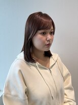 サラ ビューティー サイト 古賀店(SARA Beauty Sight)&nbsp;レッドブラウン/暖色カラー/大人可愛い/トレンドカラー/20代30代