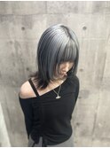 透明感溢れる寒色系カラー