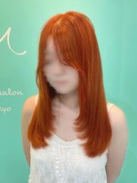 ユー イケブクロ(u Ikebukuro)&nbsp;ダブルカラ/ミルキースムース/オレンジベージュ/髪質改善