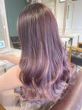 マンプス ピンクラベンダー/艶髪/ハイトーン