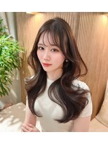 クム(kumu) レイヤー/前髪/顔周り/韓国/縮毛矯正/くびれ巻き/名古屋/栄