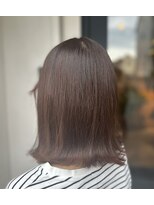 ブロス ザ ヘアー(bros.THE HAIR) ★外ハネ切りっぱなしボブ×チョコレートカラー★