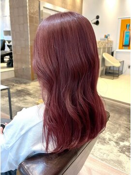 フィガロ ウメダ(FIGARO UMEDA) ロング韓国ヘア顔周りレイヤー髪質改善