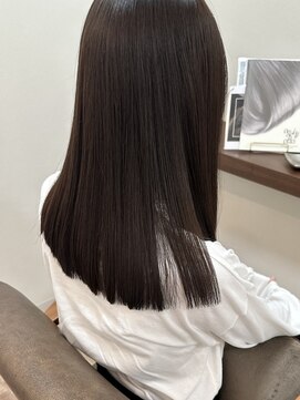 ラシアヘアー(LASIA HAIR) 【LASIA大分/牧駅徒歩5分】韓国風ダークブラウン/艶ミディアム