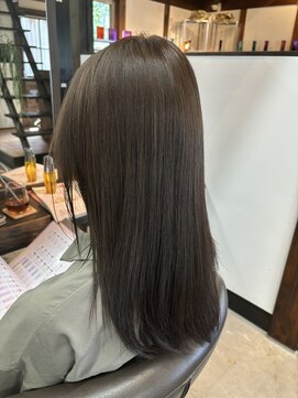 オリーブグレー似合わせカット