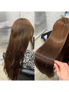  #髪質改善#縮毛矯正#美髪矯正#レイヤーカット#白髪ぼかし