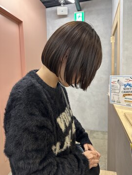 アマーク(a mark) 【能田　花音】髪質改善縮毛矯正でまとまるボブに☆