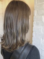 サロン 名和店(SALON)&nbsp;フォギーベージュ×ナチュラルレイヤー　by mika