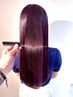 【髪質改善】カット＋ストレート＋カラー＋oggiotto8stepトリートメント