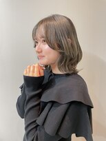 シアアルン 新小岩店(SHEER alun)&nbsp;◆【透明感◎】オリーブボブ×オージュア【新小岩】