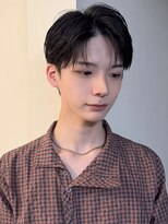 ノラ シブヤ(NORA)&nbsp;韓国マッシュウルフダウンパーマセンターパートカルマパーマ
