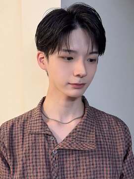 ノラ シブヤ(NORA) 韓国マッシュウルフダウンパーマセンターパートカルマパーマ