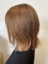 トランスフォーム ヘアー(TRANSFORM hair) 脱白髪染め×オレンジベージュ30代40代50代大人女性に人気