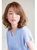 ふわっと軽やかミディアム/イメチェンヘアスタイル/韓国風