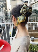 スカーフアレンジ