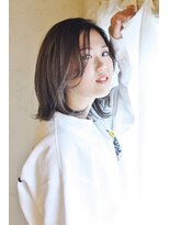 ピース(piece)&nbsp;ノーブルグレイバレイヤージュミディ