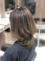 アッシュ 新小岩店(Ash)&nbsp;バレイヤージュ×外ハネレイヤー