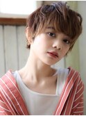 パーマ風ショート　浅草