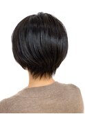 小顔/ショート/艶カラー/黒髪/白髪染め/40代50代60代
