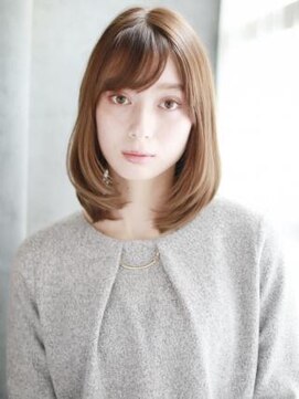 ウル 吉祥寺(ulu) 透け感ベージュのボブスタイル