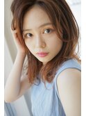 大人可愛い!ナチュラル外ハネボブスタイル