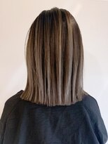 アイティー バイ アルバム 中野店(IT by ALBUM) バレイヤージュ_マロンベージュAラインボブ_ba335961