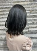 10代20代/大人かわいい/外ハネ/ブリーチ/ダークアッシュ