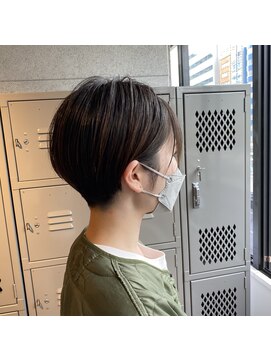 アンフェインド02(UNFEIGNED 02) クラゲヘアー/小顔に見せるヘア/ココアベージュ/伏見/栄