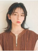 ツヤミディアムヘア