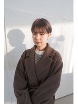 ユートゥイーズ つくば(U too e's)&nbsp;《Utoo e's つくば美容室》ナチュラルな質感のミニマルショート