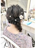サイド編みおろし
