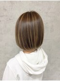 ハイライトデザインボブ♪