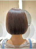 〈宮本〉ミニボブ×ニュアンシーベージュ