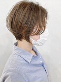大人ショートボブ・前下がりショート20代30代40代